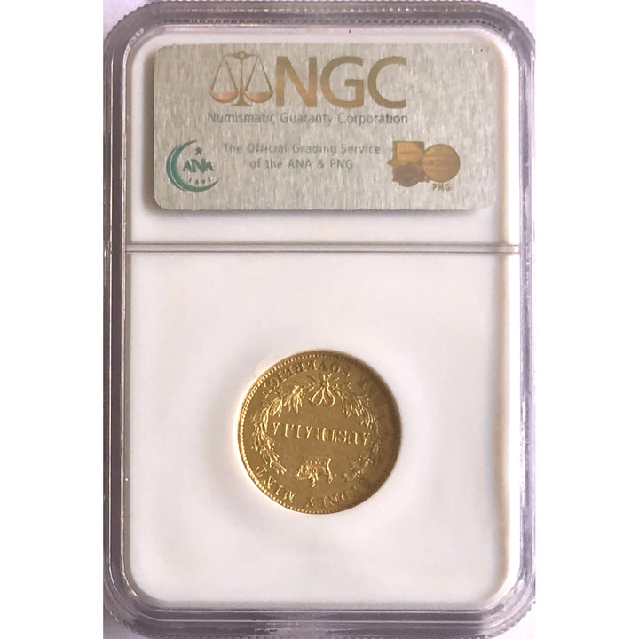 Australia 1864 Sydney Mint Full Gold Sovereign NGC AU58