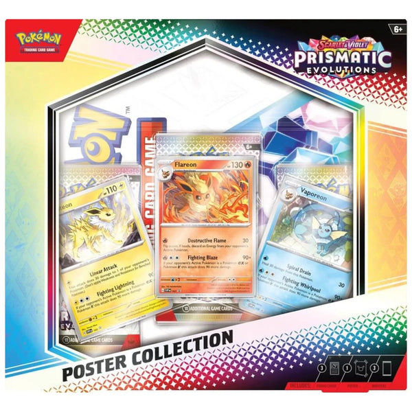 Pokemon TCG Scarlet & Violet 8.5 Prismatic Evolutions Poster Collection Box