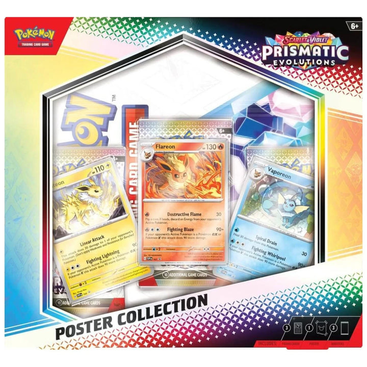 Pokemon TCG Scarlet & Violet 8.5 Prismatic Evolutions Poster Collection Box