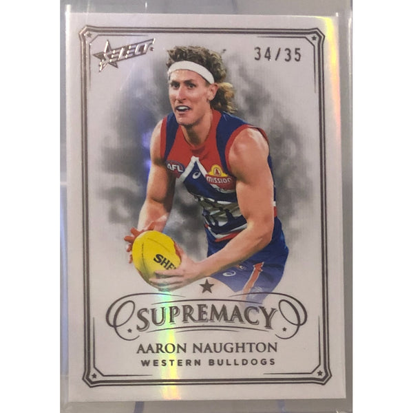 2024 SELECT AFL SUPREMACY Black Pearl Aaron Naughton 34/35