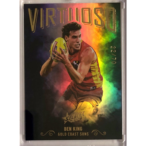 2022 AFL FOOTY STARS VIRTUOSO Ben King 22/70