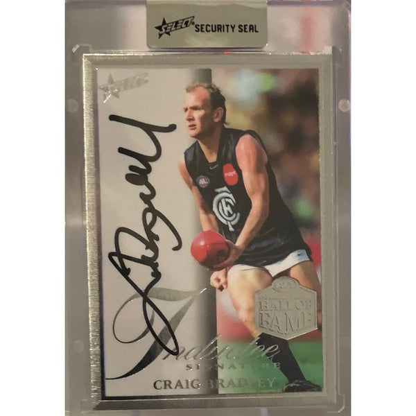 2024 AFL LEGACY Ultimate Craig Bradley HoF Inductee Signature Redemption 064/110
