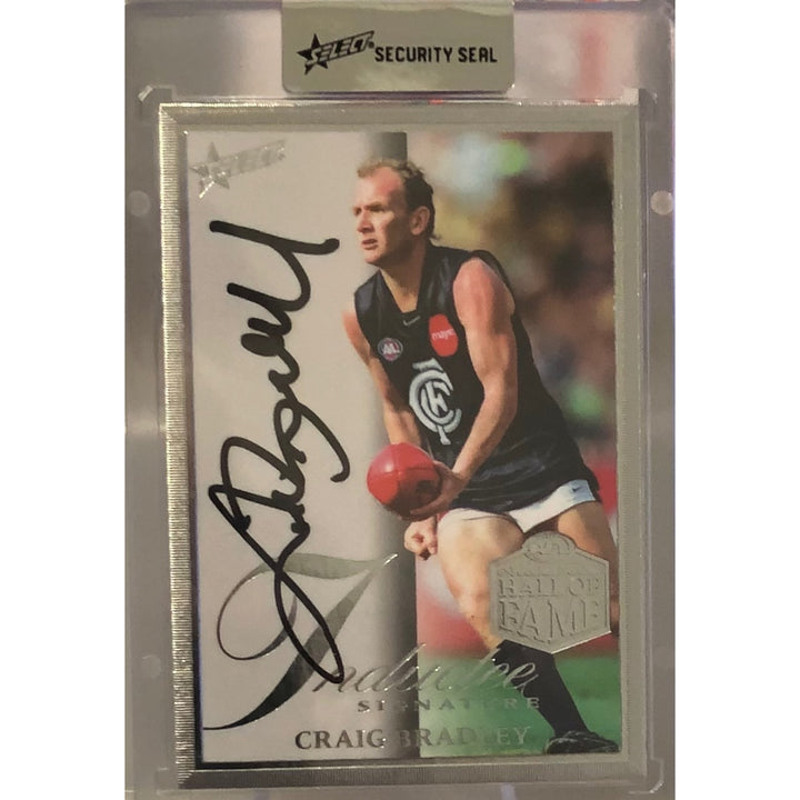 2024 AFL LEGACY Ultimate Craig Bradley HoF Inductee Signature Redemption 064/110