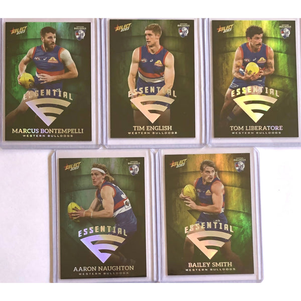 2023 AFL Western Bulldogs Green Essential set 086/250