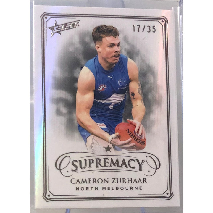 2024 SELECT AFL SUPREMACY Black Pearl Cameron Zurhaar 17/35