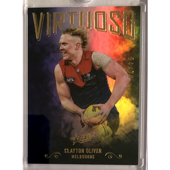 2022 AFL FOOTY STARS VIRTUOSO Clayton Oliver 54/70