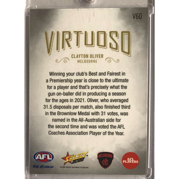 2022 AFL FOOTY STARS VIRTUOSO Clayton Oliver 54/70