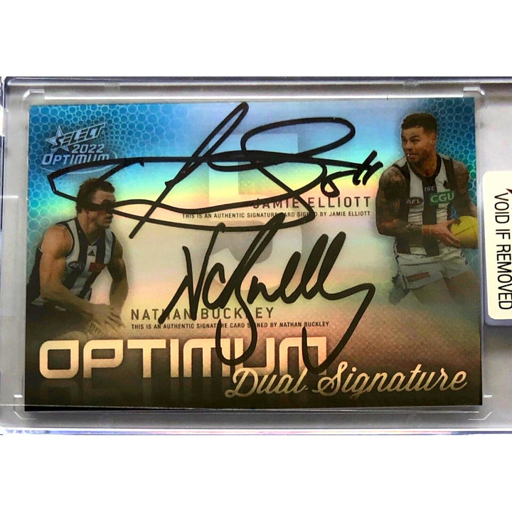 2022 SELECT OPTIMUM Dual Mirror Signature Nathan Buckley / Jamie Elliott 31/50