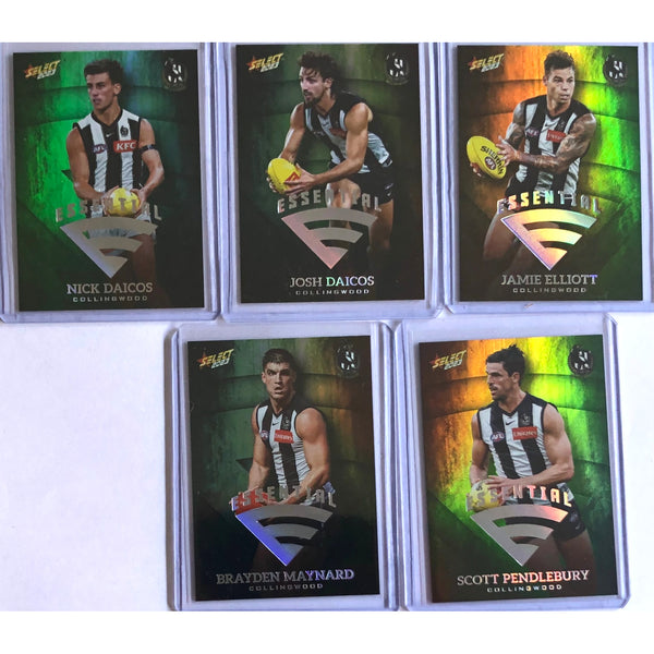 2023 AFL Collingwood Green Essential set 116/250