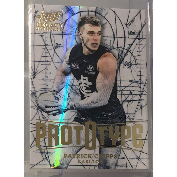 2024 AFL LEGACY Ultimate Patrick Cripps Prototype Carlton Blues