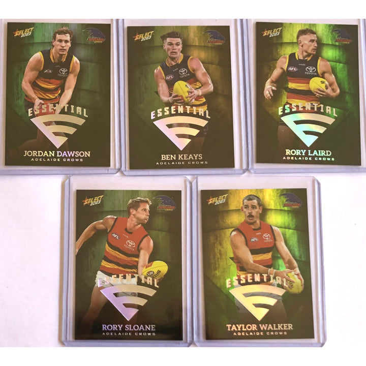 2023 AFL Adelaide Crows Green Essential set 186/250