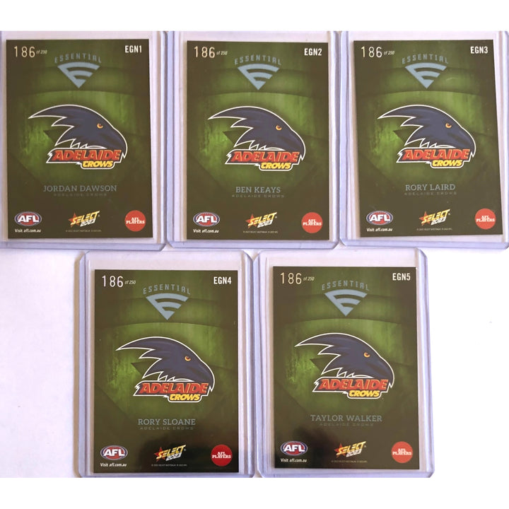 2023 AFL Adelaide Crows Green Essential set 186/250