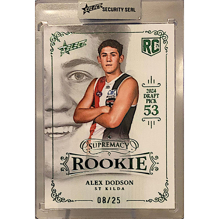 2025 AFL SUPREMACY ROOKIE Green Alex Dodson St Kilda 08/25