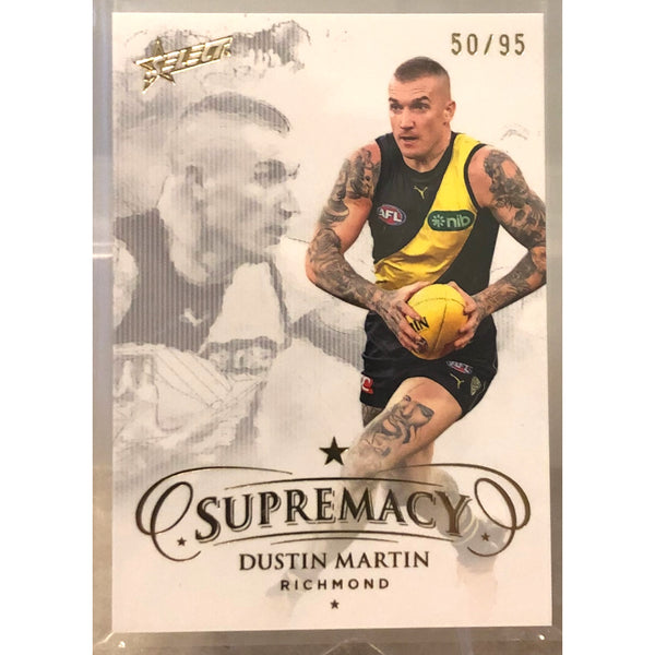 2024 SELECT AFL SUPREMACY Gold Base Dustin Martin 50/95