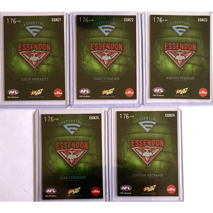 2023 AFL Essendon Bombers Green Essential set 176/250