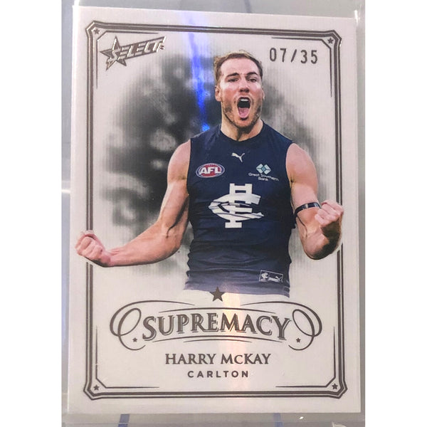 2024 SELECT AFL SUPREMACY Black Pearl Harry McKay 07/35 LOW