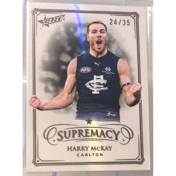 2024 SELECT AFL SUPREMACY Black Pearl Harry McKay 24/35