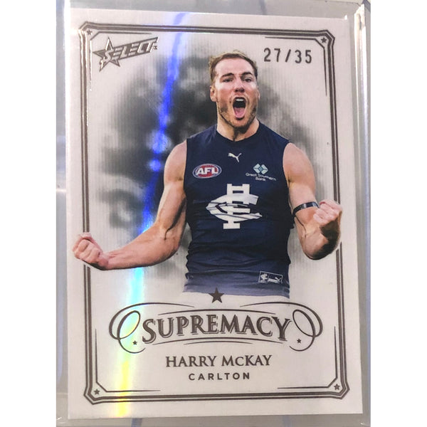2024 SELECT AFL SUPREMACY Black Pearl Harry McKay 27/35