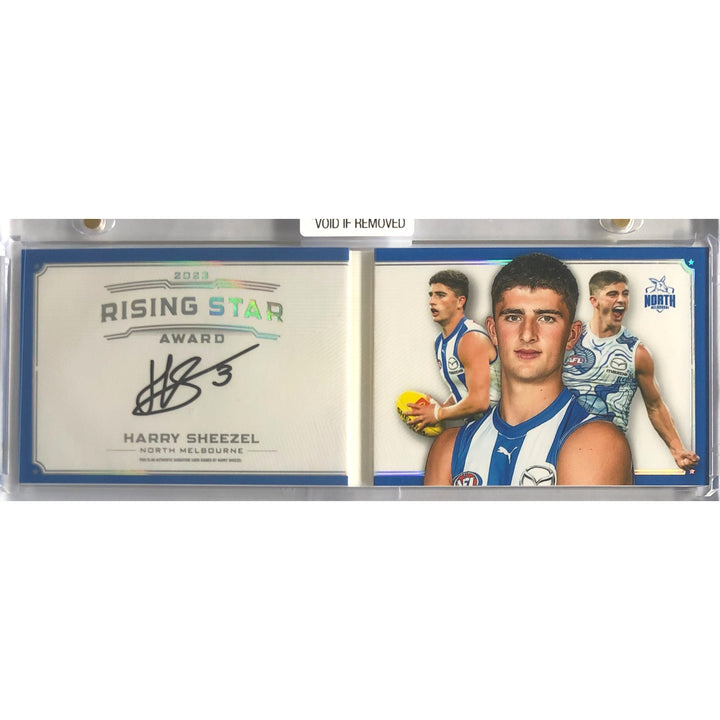 2023 Select AFL Harry Sheezel Rising Star Booklet Platinum 47/60