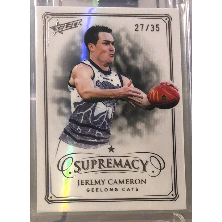 2024 SELECT AFL SUPREMACY Black Pearl Jeremy Cameron