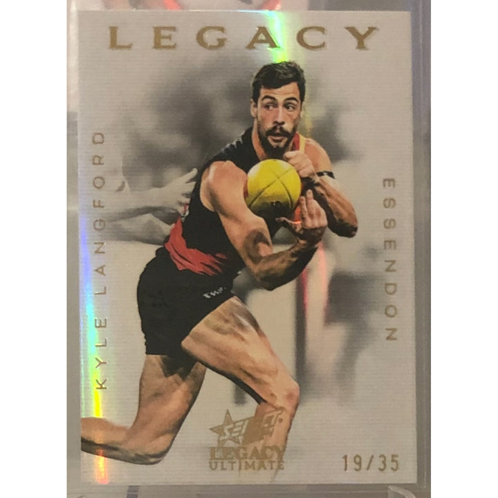 2024 AFL LEGACY Ultimate Kyle Langford Essendon 19/35