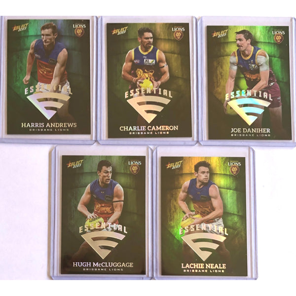 2023 AFL Brisbane Lions Green Essential set 208/250