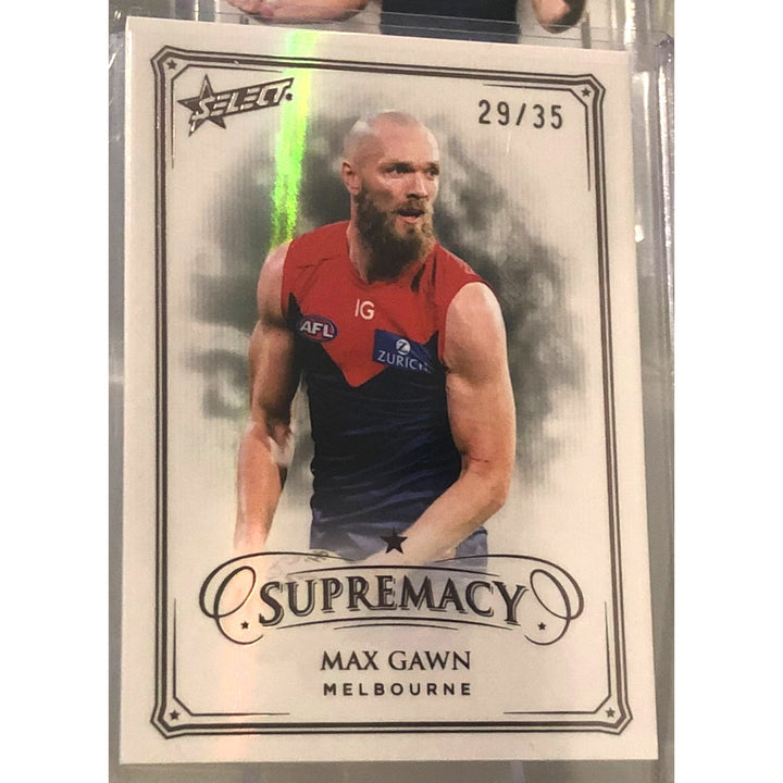 2024 SELECT AFL SUPREMACY Black Pearl Max Gawn 29/35