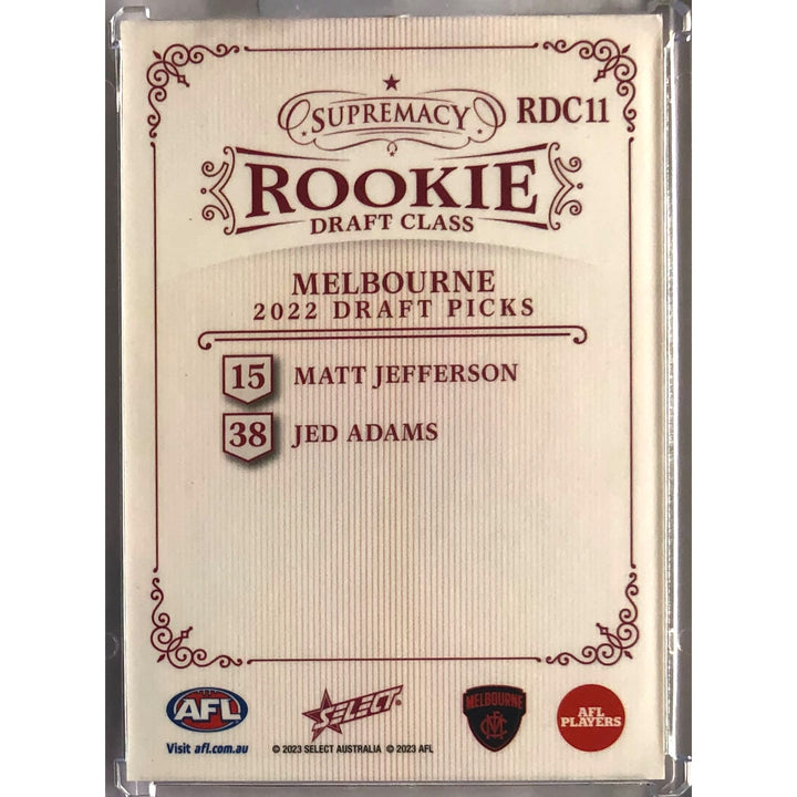 2023 AFL SUPREMACY ROOKIE Melbourne Draft Class 43/50