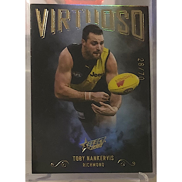 2022 AFL FOOTY STARS VIRTUOSO Toby Nankervis Richmond 28/70