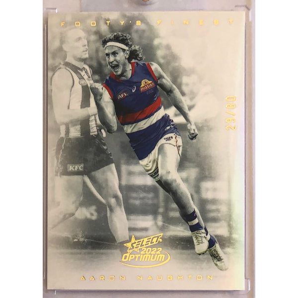 2022 SELECT AFL OPTIMUM Footy's Finest Aaron Naughton 29/80 FF18