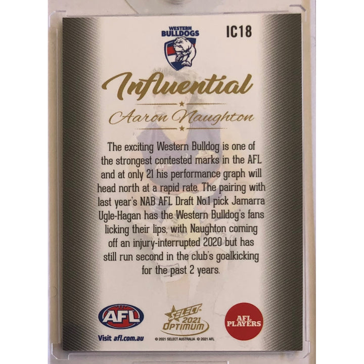 2021 SELECT AFL OPTIMUM INFLUENTIAL Aaron Naughton 31/40