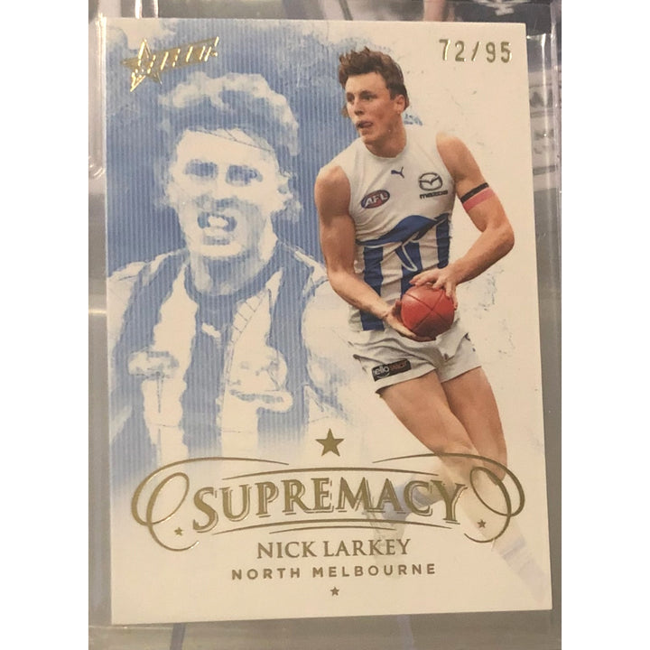 2024 SELECT AFL SUPREMACY Gold Base Nick Larkey 72/95