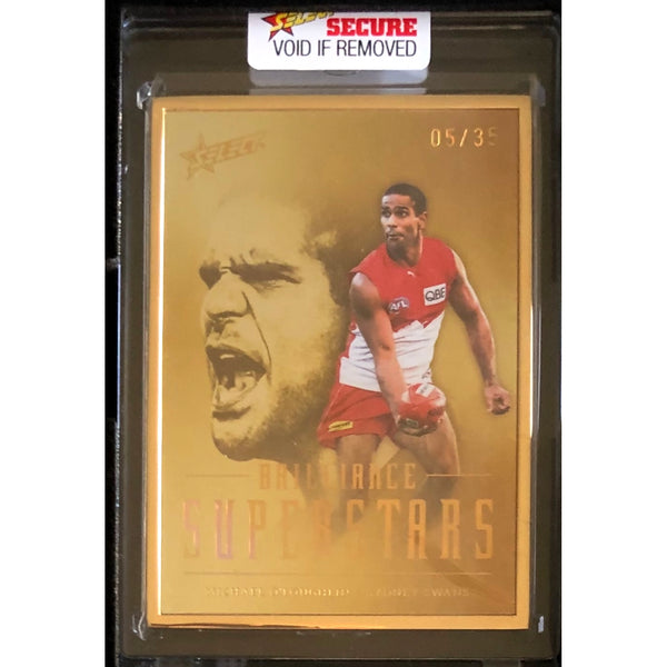 2024 Select AFL Brilliance Superstars Gold Michael O'Loughlin 05/35