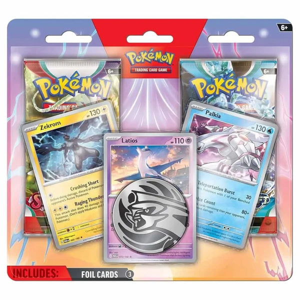 Pokemon TCG: Enhanced 2 Pack Blisters - Latios, Zekrom, Palkia