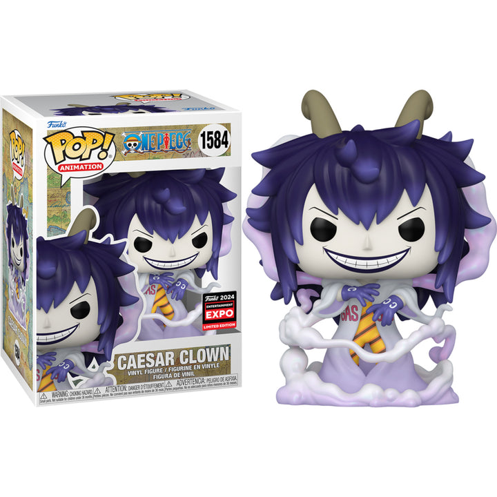 One Piece Caesar Clown C2E2 2024 Exclusive Pop! Vinyl Funko #1584