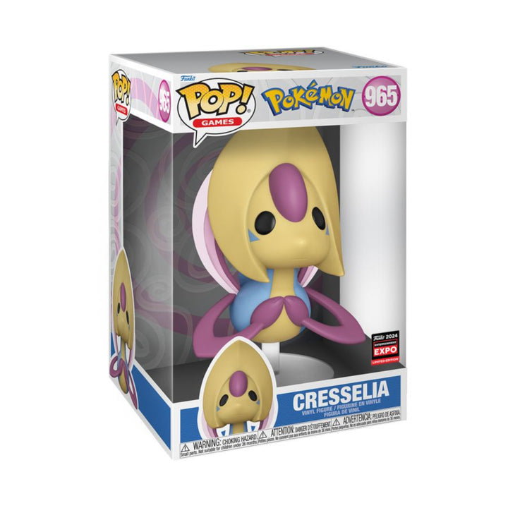 Pokemon Cresselia 10" C2E2 2024 Pop! Vinyl Funko #965 