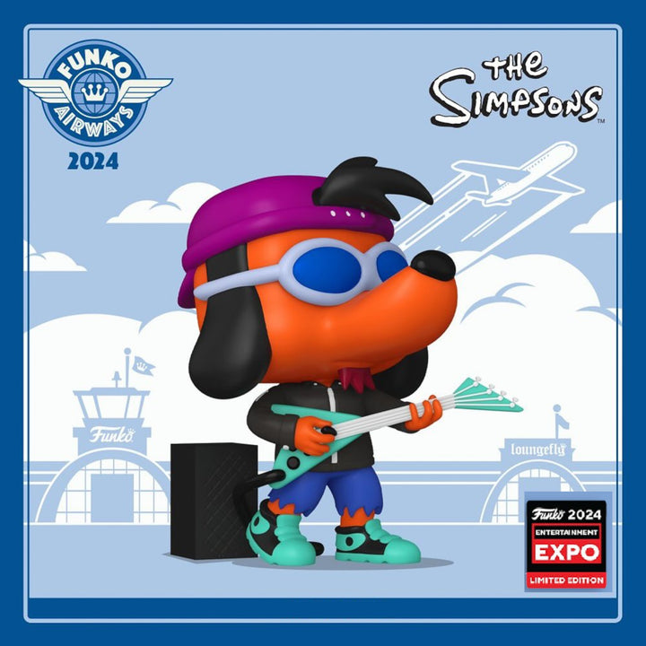 The Simpsons - Poochie C2E2 2024 Exclusive Pop! Vinyl Funko #1498