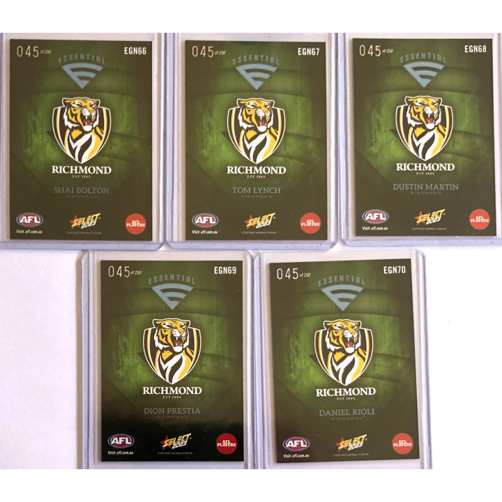 2023 AFL Richmond Tigers Green Essential set 045/250