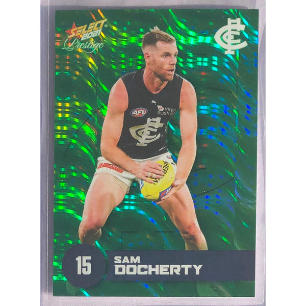 2021 SELECT AFL PRESTIGE Green Sam Docherty 008/60