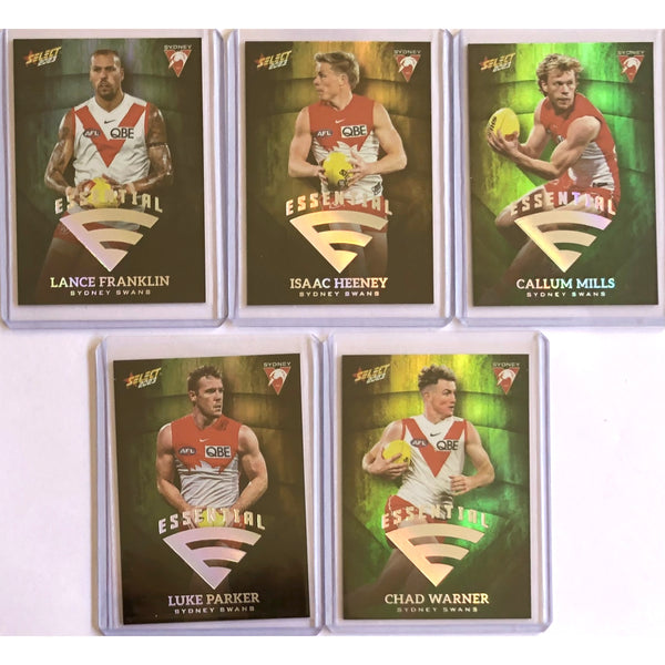 2023 AFL Sydney Swans Green Essential set 183/250